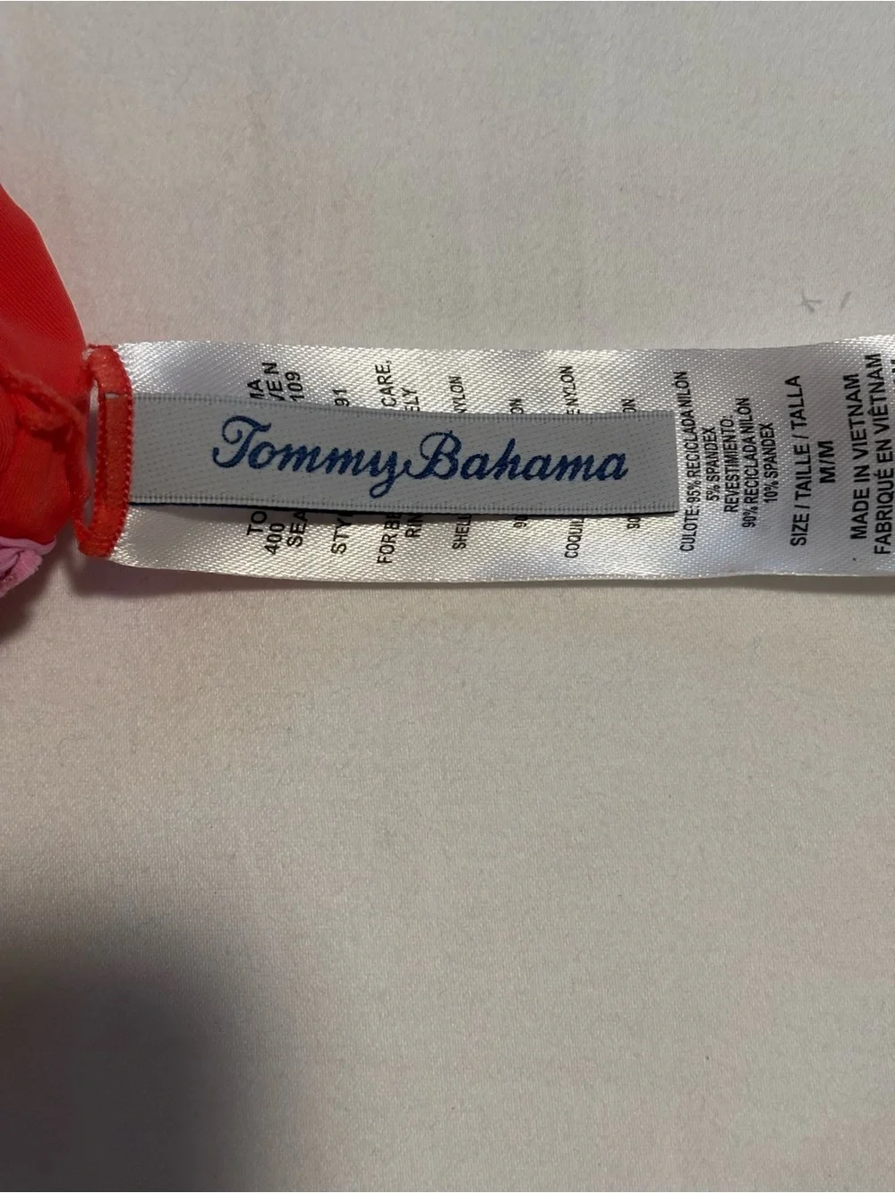 Tommy Bahama Island Cabana Tie-Back Bikini Top - Coral